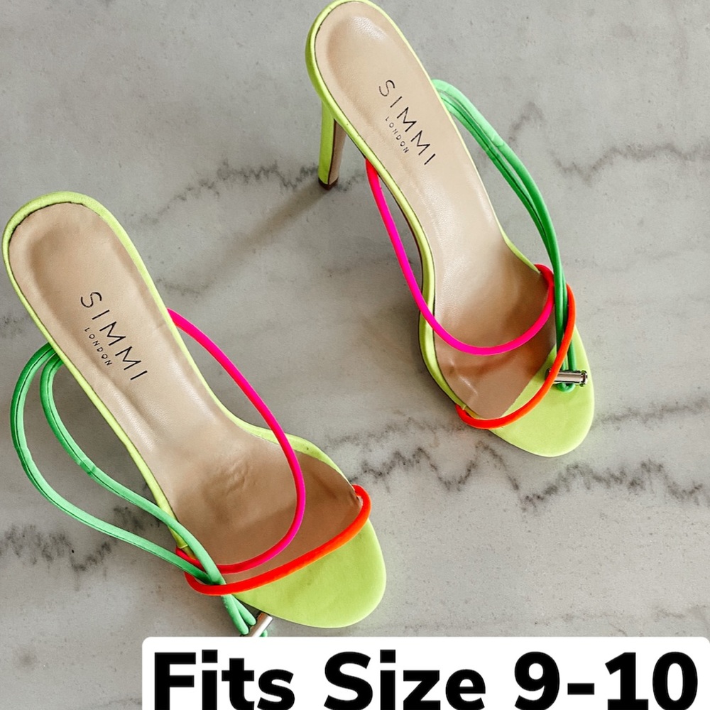 Scrappy Multi Colored heels